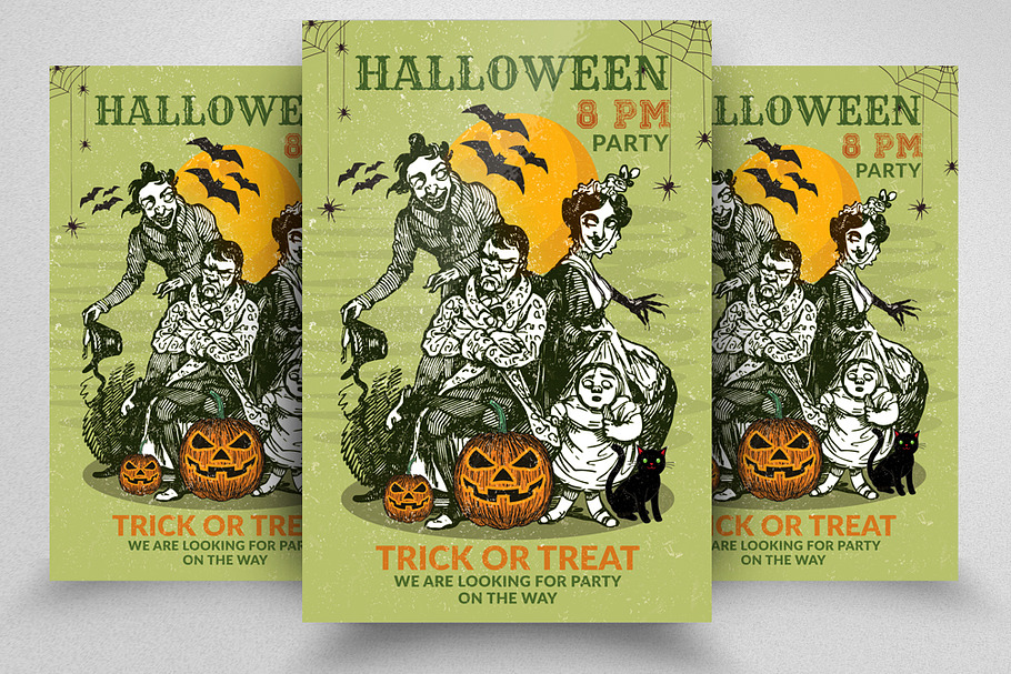 Halloween Horror Night Flyer / Poste in Flyer Templates - product preview 8
