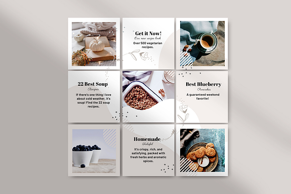 Instagram Puzzle grid CANVA Template in Instagram Templates - product preview 1