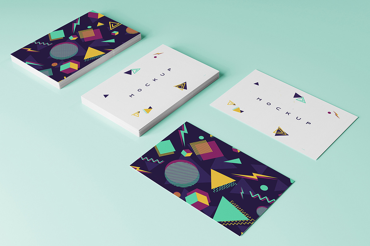 Realistic Business Card Mockups in Product Mockups - product preview 8