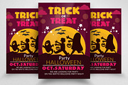 Halloween Trick or Treat Night Flyer