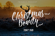 Christmas Beauty Font Dou+Swashes
