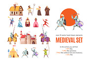 Medieval Cartoon Set
