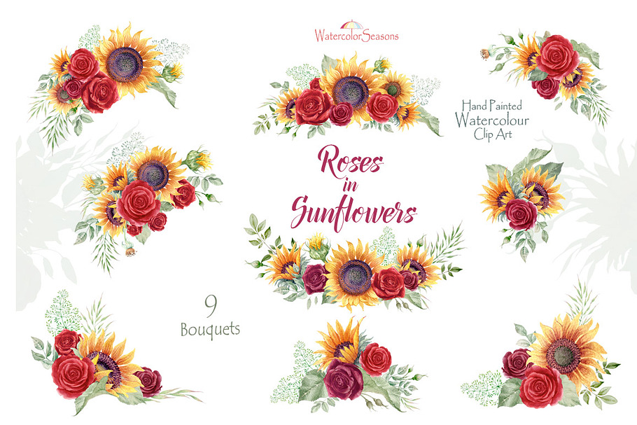 Roses in Sunflowers Collection