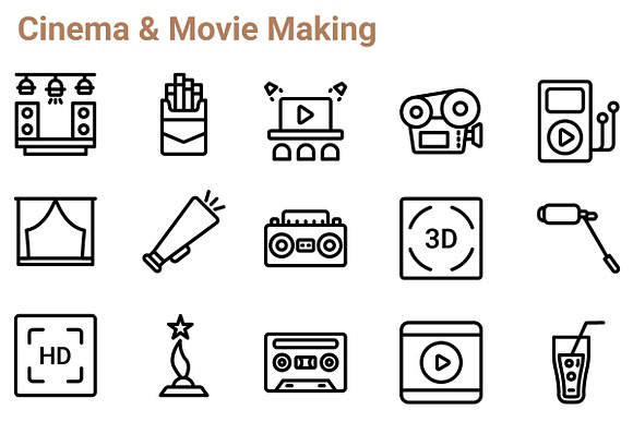 Cinema and Movie Making in Movie Icons - product preview 3