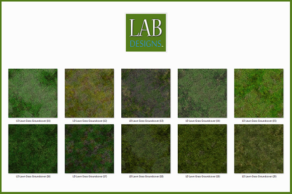 Seamless Summer Grass Ground Cover in Textures - product preview 2