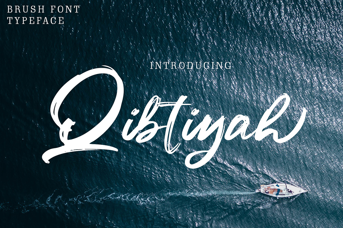Qibtiyah Brush Font in Display Fonts - product preview 8