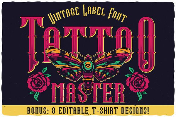 Tattoo Master label font