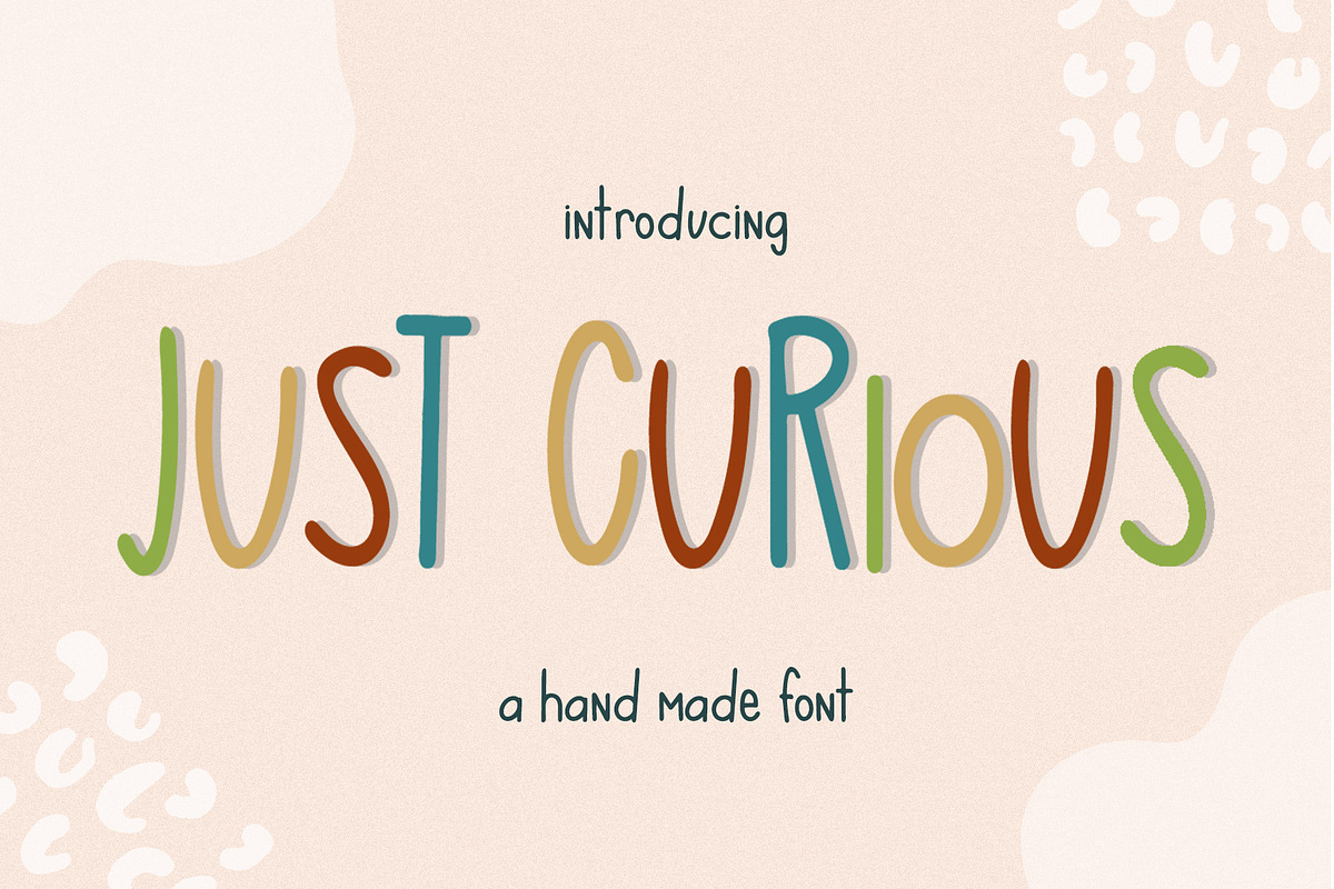 Just Curious Handmade Font in Display Fonts - product preview 8