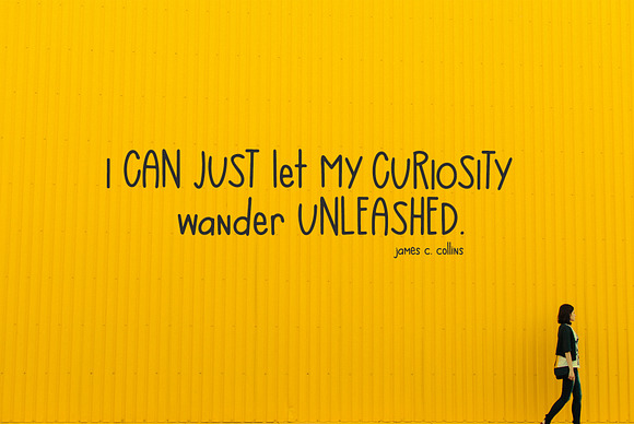 Just Curious Handmade Font in Display Fonts - product preview 3