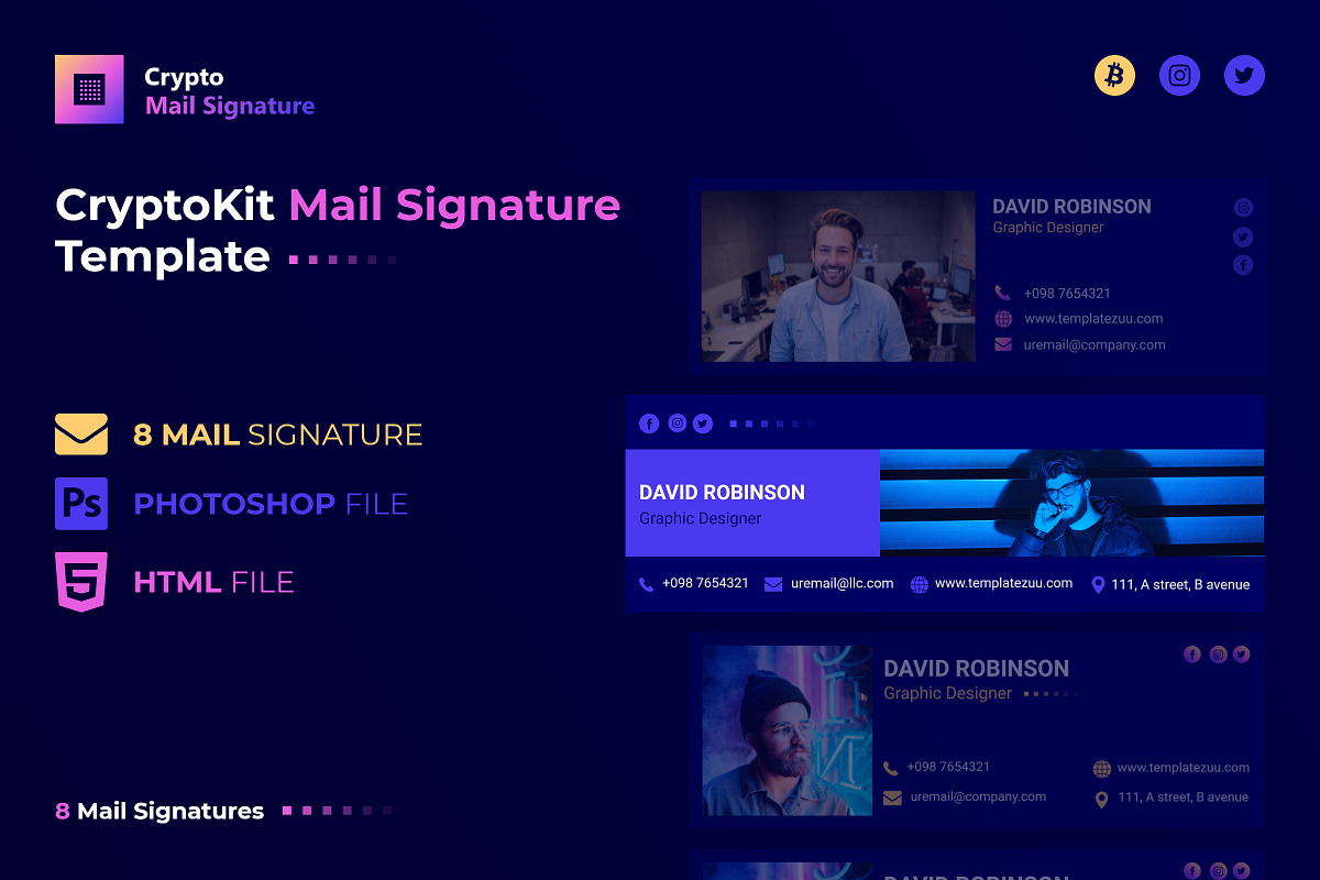 CryptoKit EMail Signature in Email Templates - product preview 8