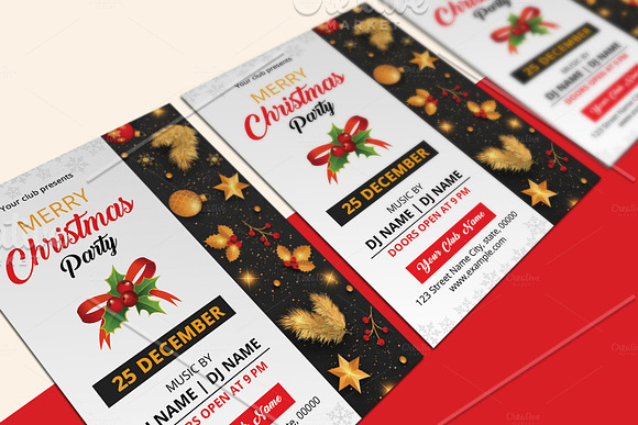 Christmas Party Flyer V1098 in Flyer Templates - product preview 1