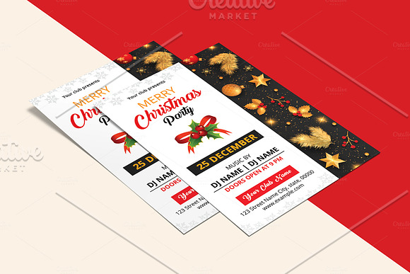 Christmas Party Flyer V1098 in Flyer Templates - product preview 2
