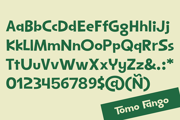 TOMO Fango in Comic Sans Fonts - product preview 6