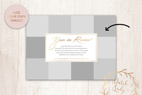 PSD Year In Review Card Template #5 in Card Templates - product preview 1