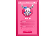Donkey kids mobile app screen