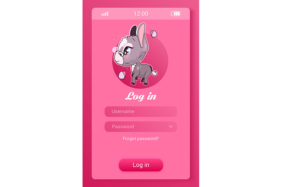 Donkey kids mobile app screen in App Templates - product preview 8
