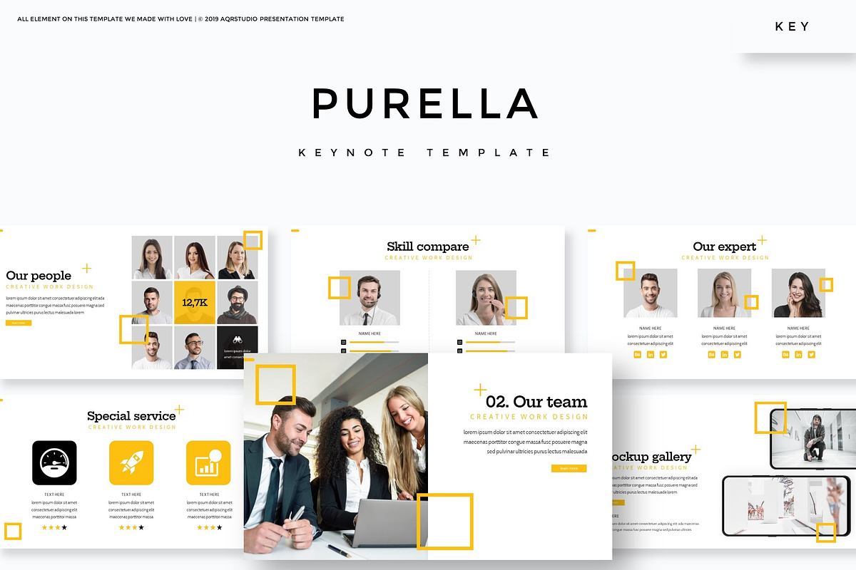 Purella - Keynote  Template in Keynote Templates - product preview 8