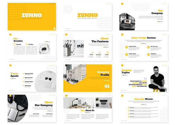 Zunno - Keynote Template in Keynote Templates - product preview 1