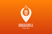 Barbecue and grill logo.