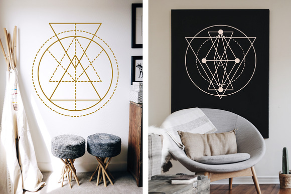 Sacred Geometry Elements & Patterns in Objects - product preview 2