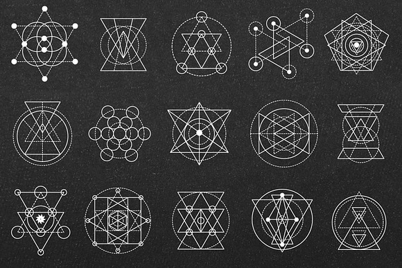 Sacred Geometry Elements & Patterns in Objects - product preview 12
