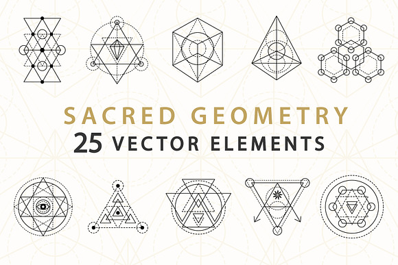 Sacred Geometry Elements & Patterns in Objects - product preview 13