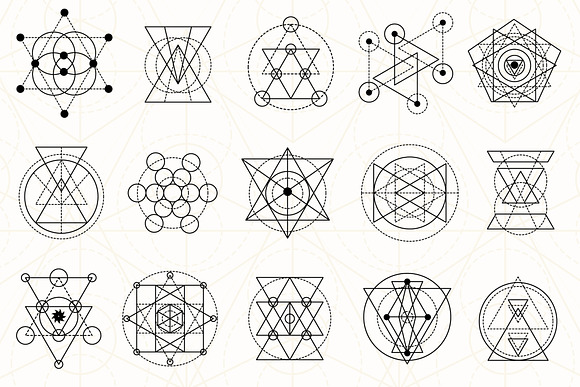 Sacred Geometry Elements & Patterns in Objects - product preview 14