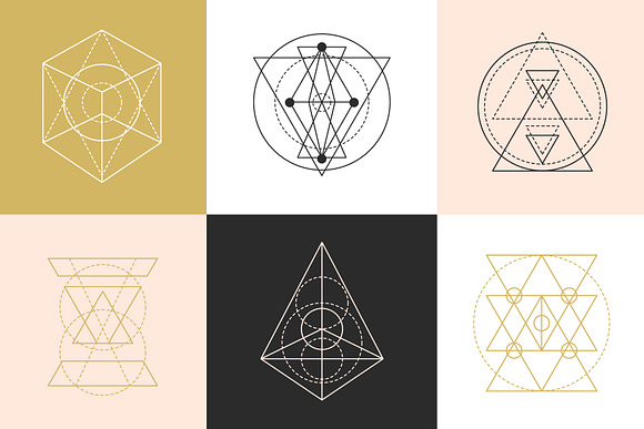 Sacred Geometry Elements & Patterns in Objects - product preview 16