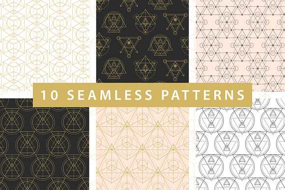 Sacred Geometry Elements & Patterns in Objects - product preview 17