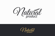 Natural product logo.