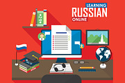 E-learning Russian language.