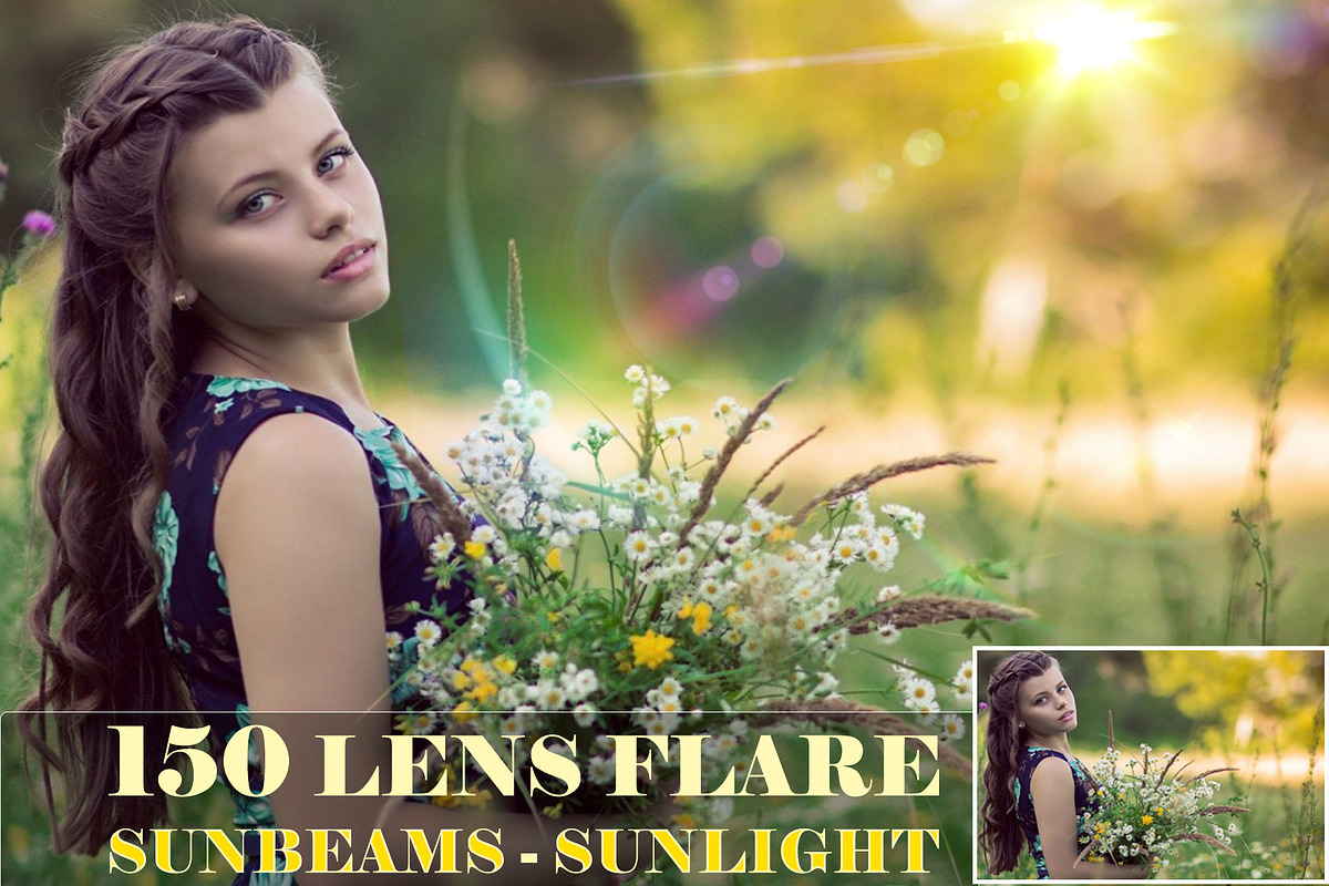 150 Lens flare, sunbeams, sunlight in Objects - product preview 8