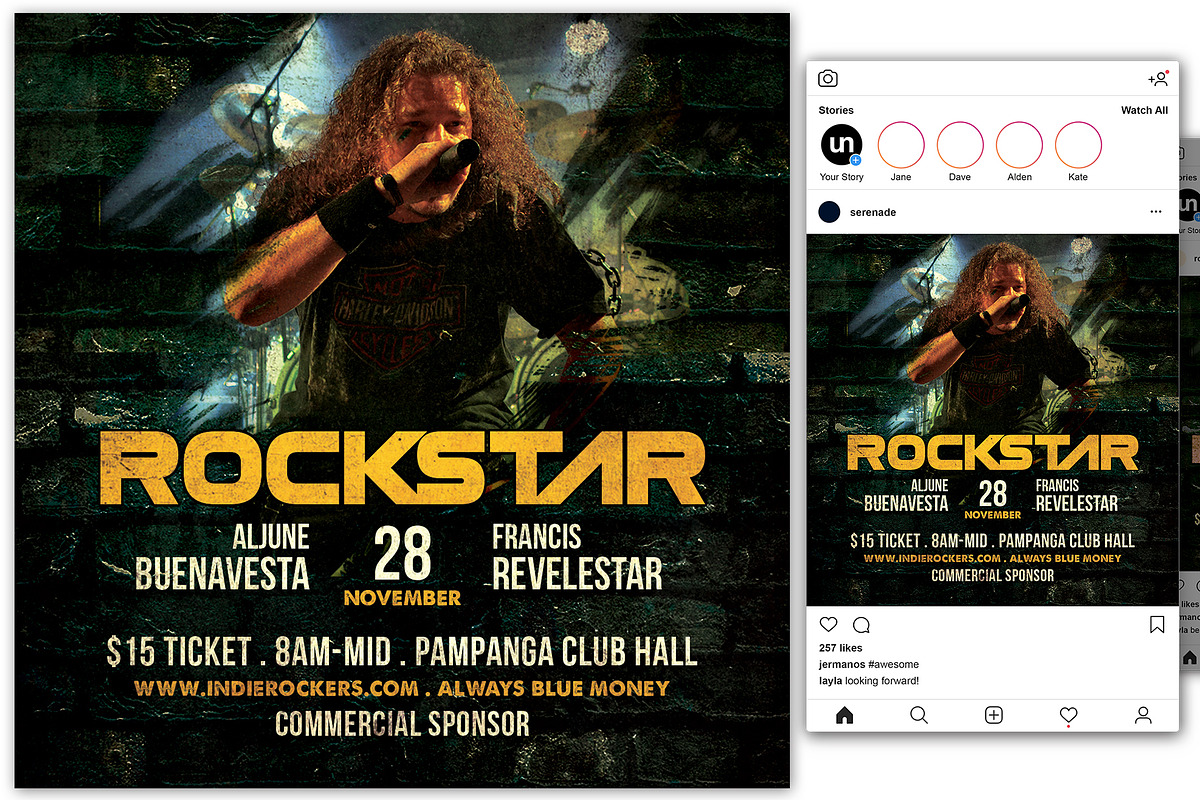 Rockstar Flyer in Flyer Templates - product preview 8
