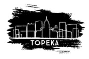 Topeka Kansas USA City Skyline
