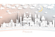 Prague Czech Republic City Skyline