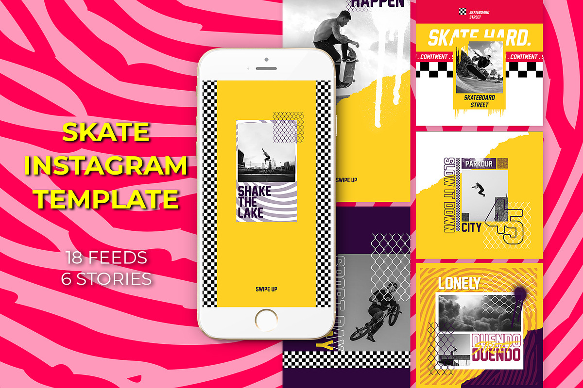 Skate Instagram Templates in Instagram Templates - product preview 8