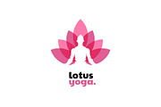 lotus yoga - Mascot & Esport Logo