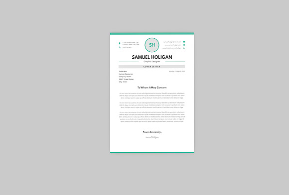 Samuel Graphic Resume Designer in Resume Templates - product preview 1