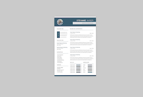 Creative Interior Resume Designer in Resume Templates - product preview 2