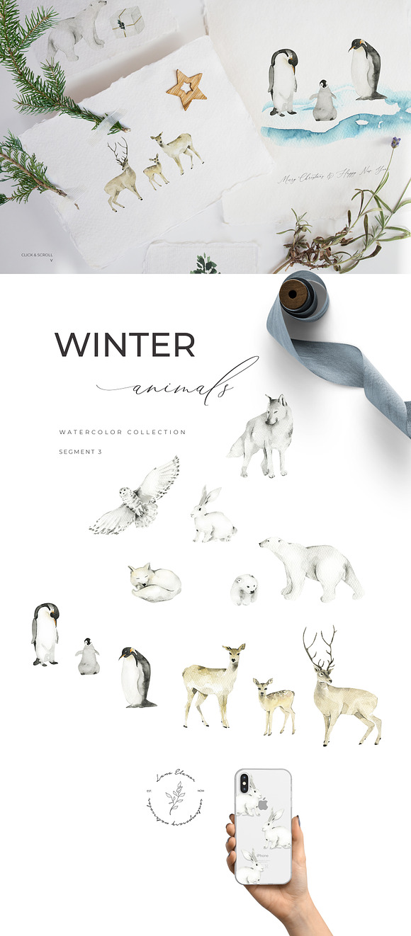 WINTER AESTHETICS + Christmas in Illustrations - product preview 3
