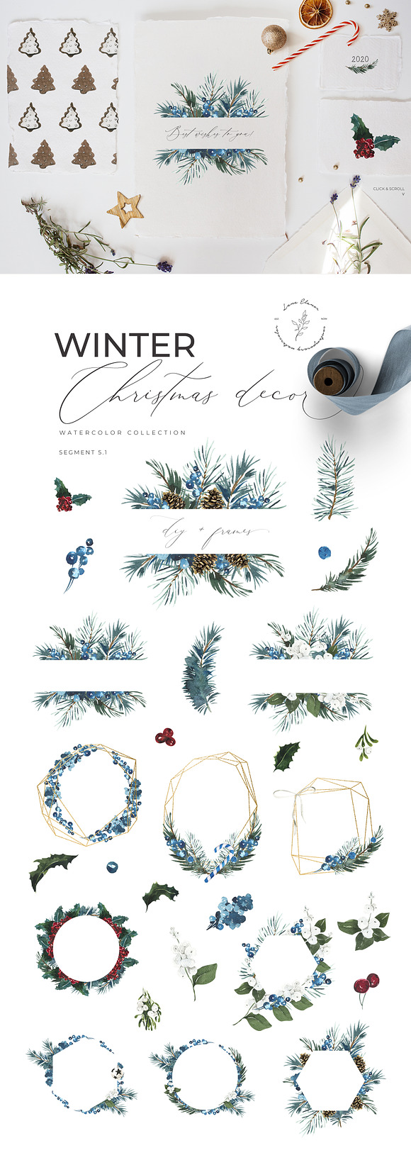WINTER AESTHETICS + Christmas in Illustrations - product preview 6