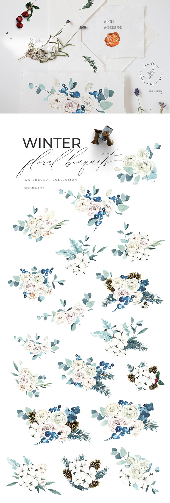 WINTER AESTHETICS + Christmas in Illustrations - product preview 10