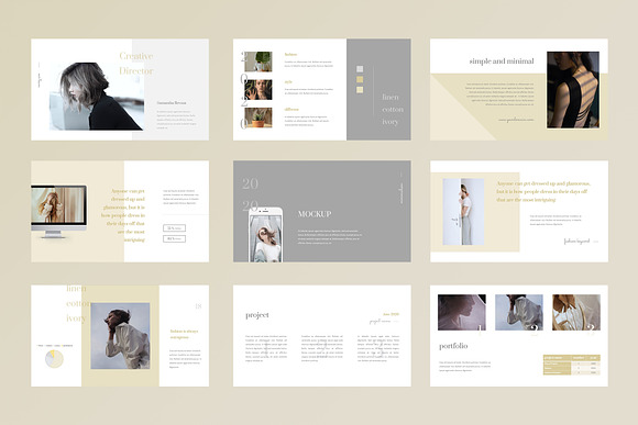 Fueva - Fashion Google Slide in Google Slides Templates - product preview 2