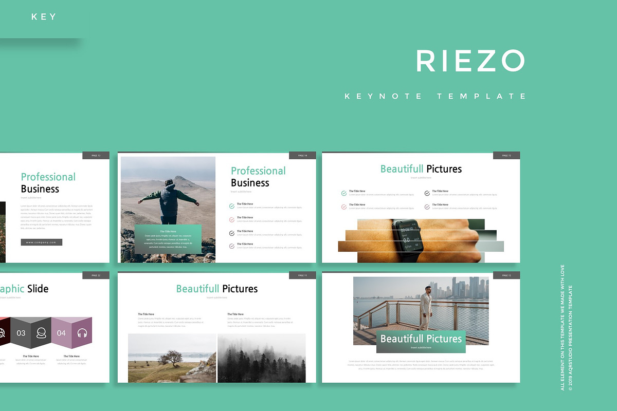 Reizo - Keynote Template in Keynote Templates - product preview 8