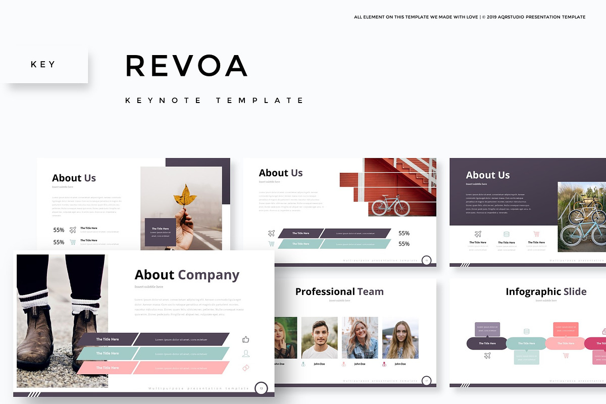 Revoa - Keynote Template in Keynote Templates - product preview 8