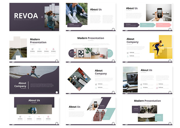 Revoa - Keynote Template in Keynote Templates - product preview 1