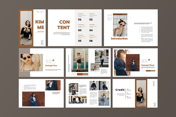 Kimme - Fashion Magazine Template in Magazine Templates - product preview 4