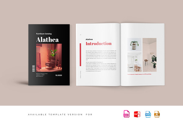 Alathea - Furniture Magazine Templat