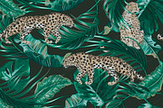 Leopard, cheetah jungle pattern