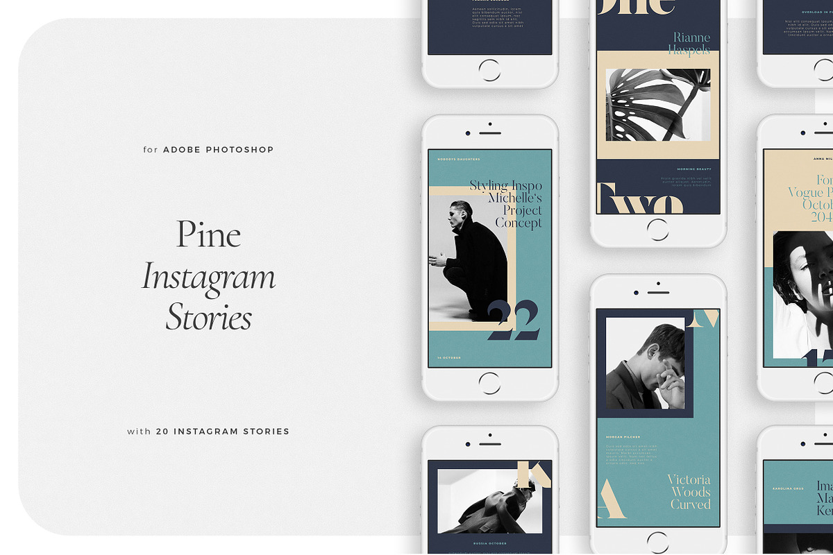 PINE Instagram Stories in Instagram Templates - product preview 8
